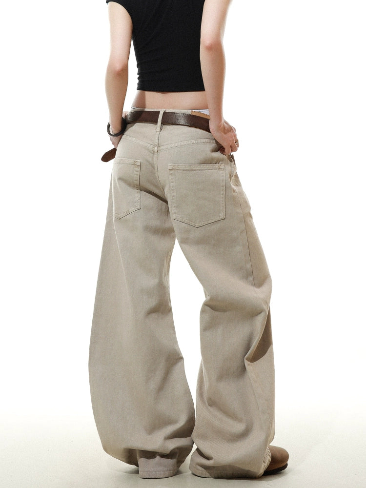 Vintage Pleated Machete Denim Pants  OR0156