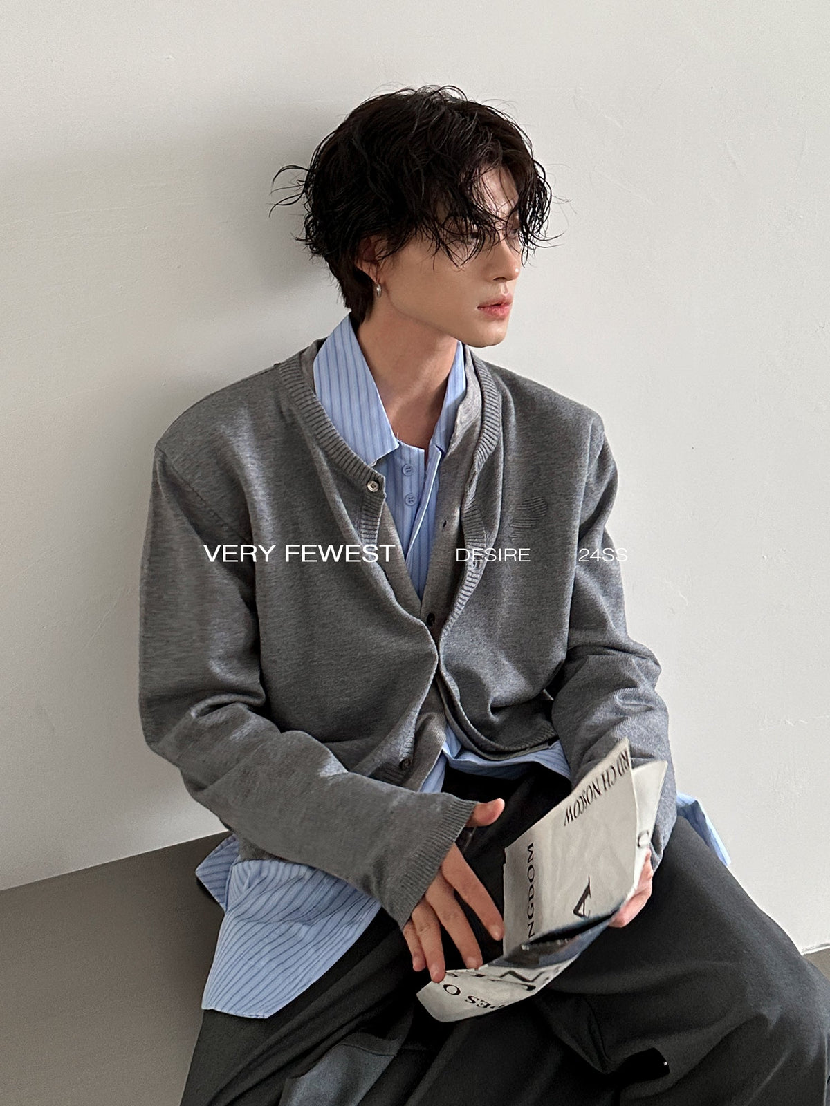Layered Splicing Cardigan  OR0162
