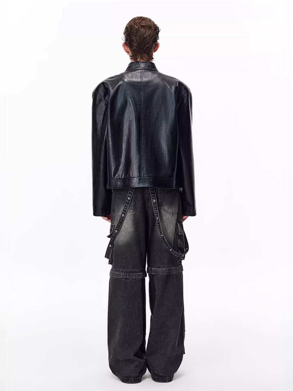 Clean Fit Biker Leather Jacket  OR0167