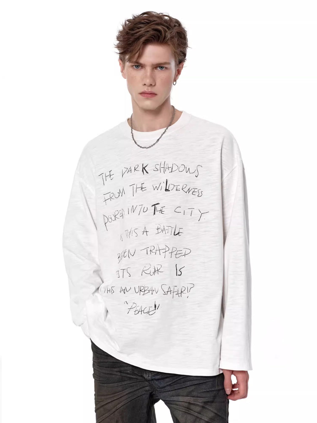 Graffiti Long Sleeve Tee  OR0168
