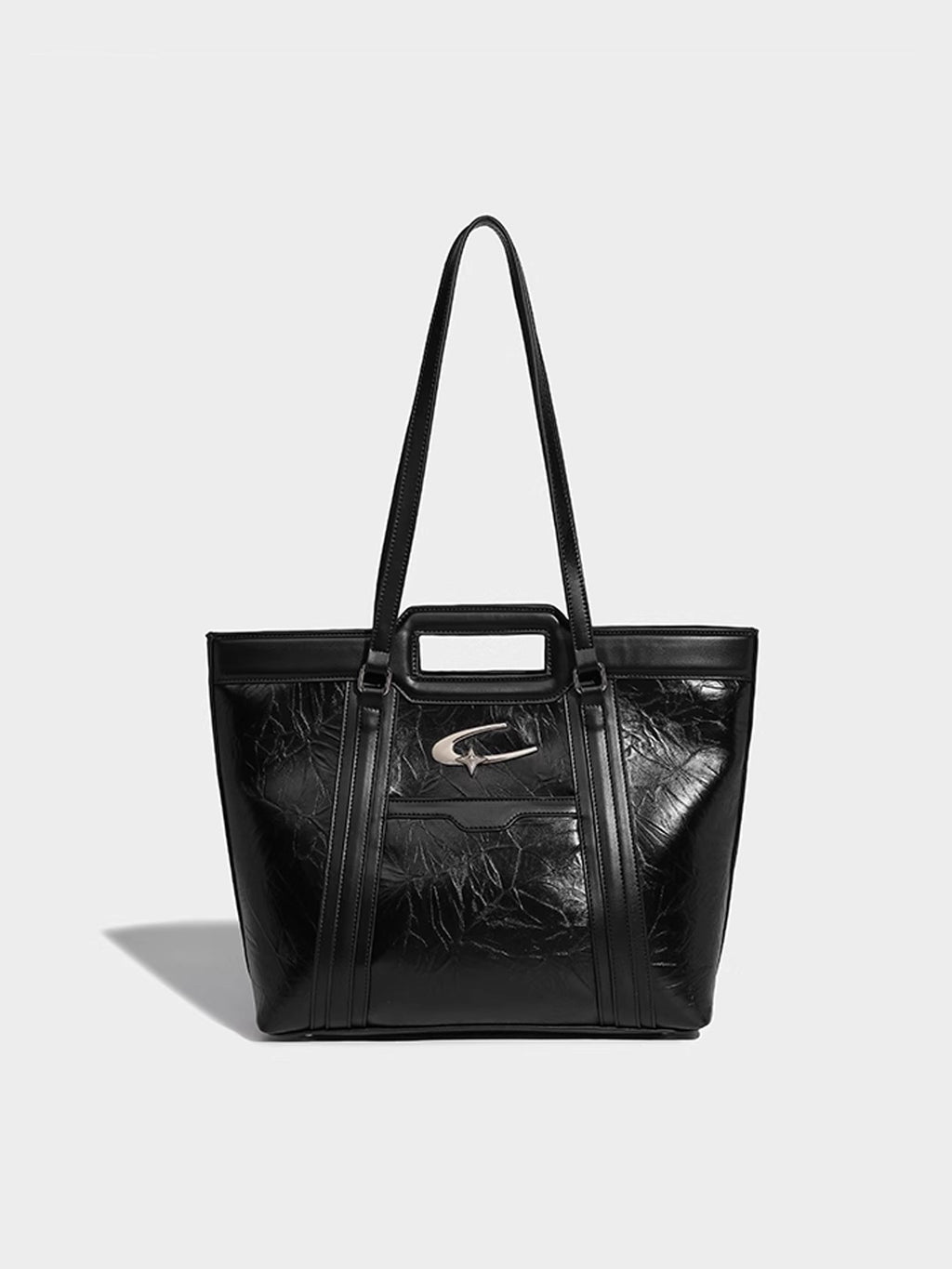 Metal Charm Tote Bag  OR0170