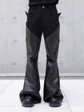 Drape Coating Patchwork Pants  OR0175