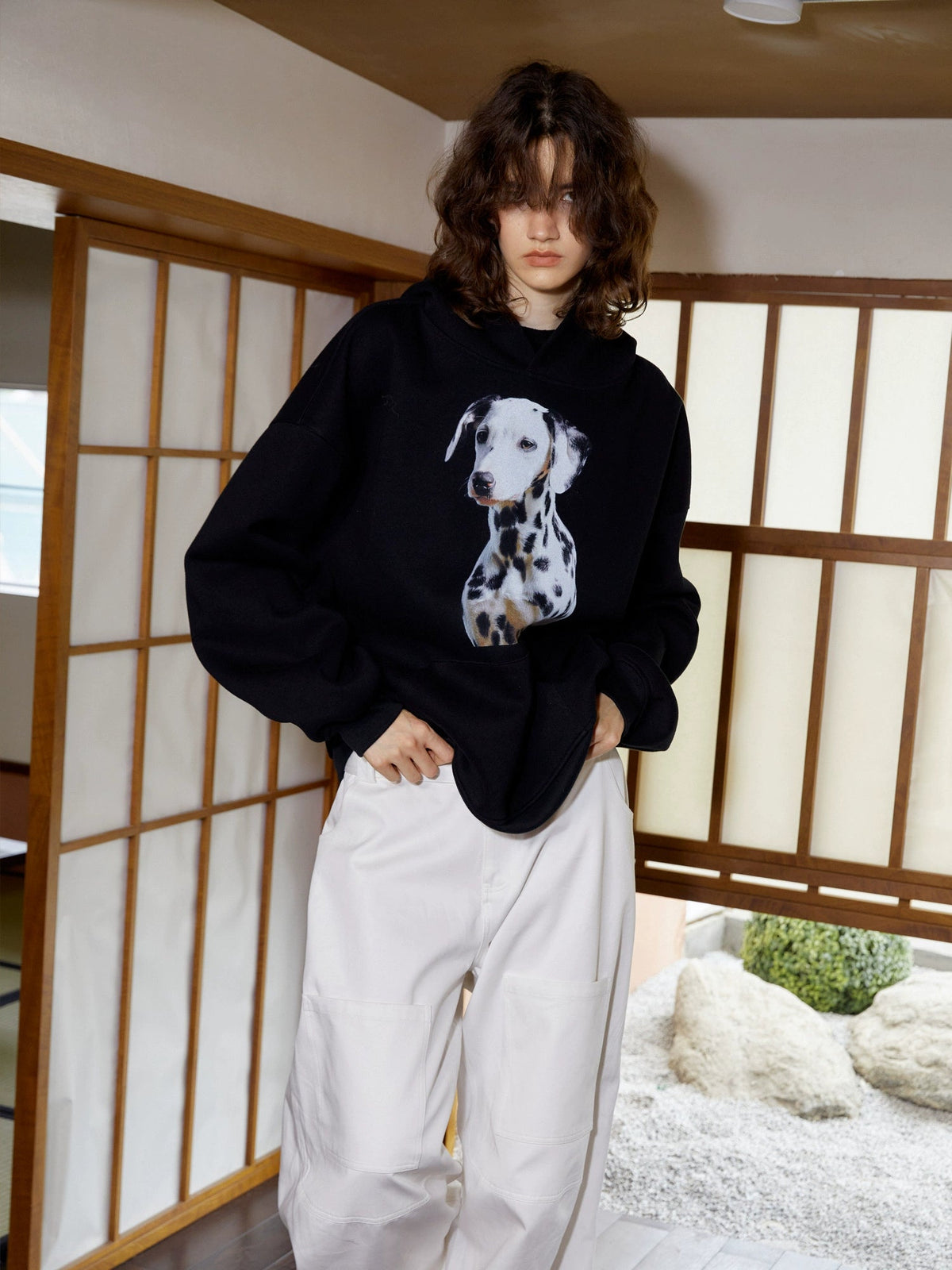 Dog Graphics Hoodie  OR0177
