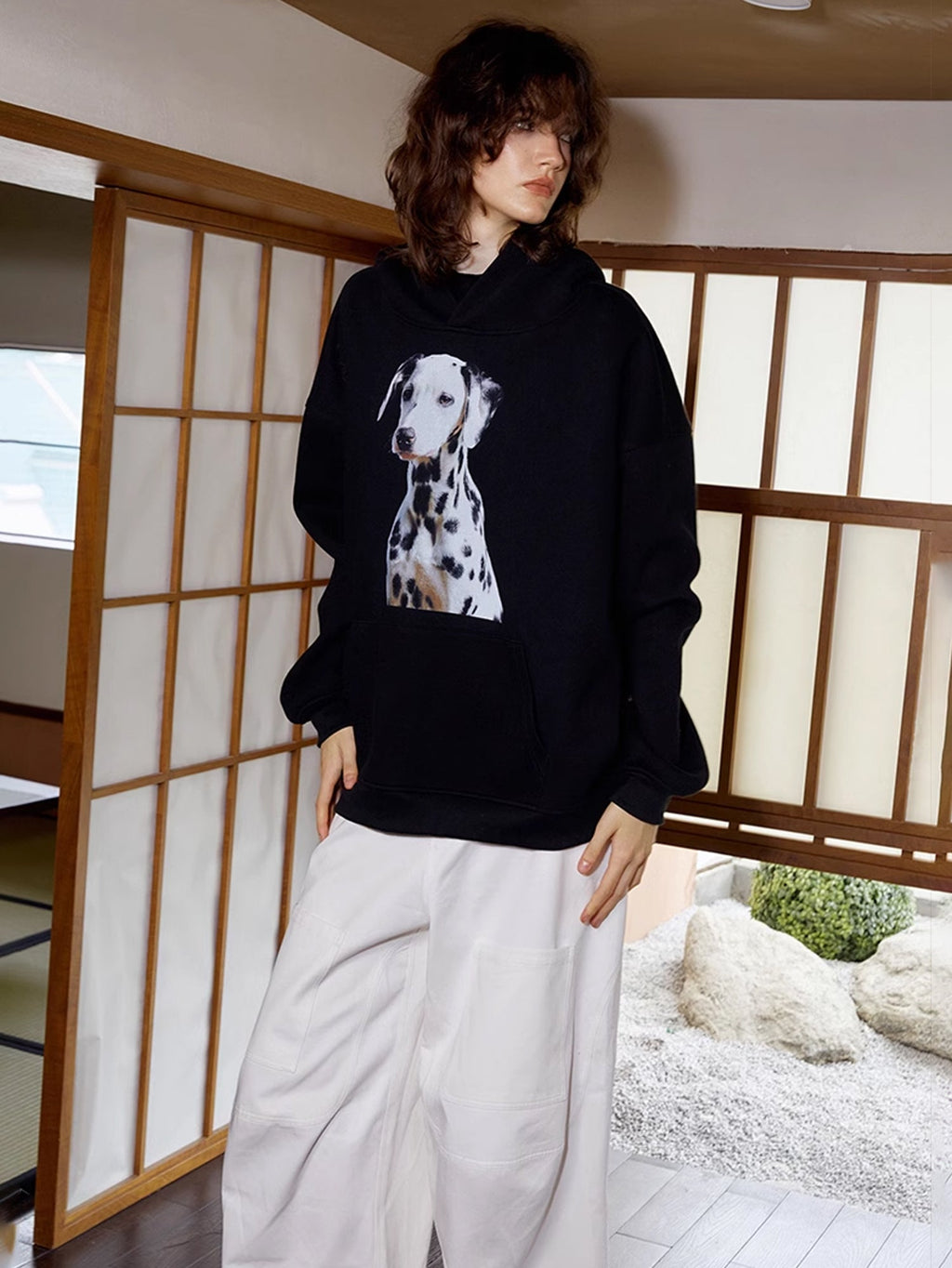 Dog Graphics Hoodie  OR0177