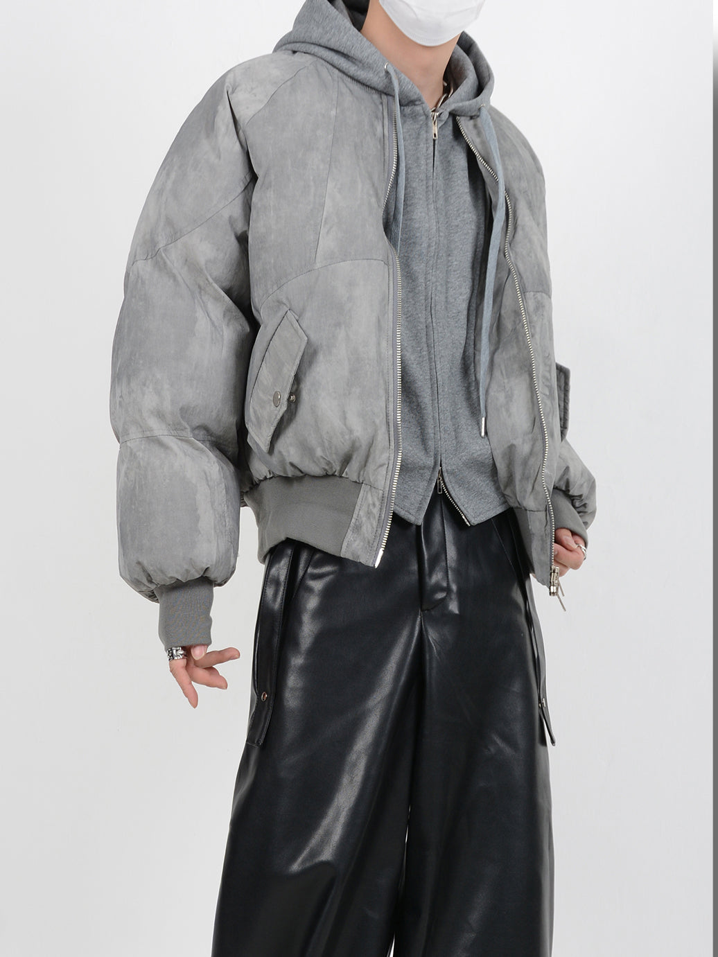 Fake Two Piece Bomber Jacket  OR0184