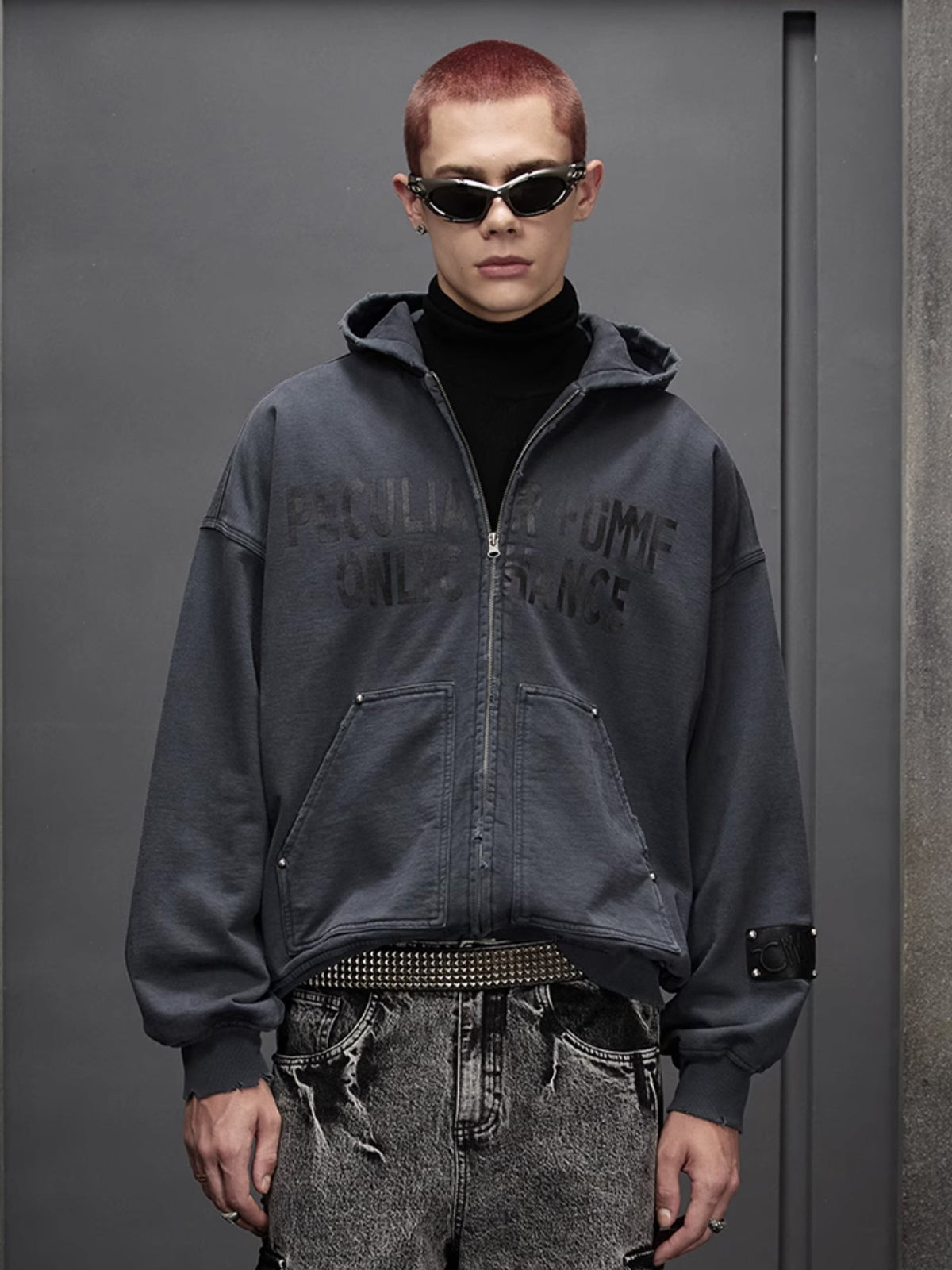 Double Zip Up Hoodie  OR0185