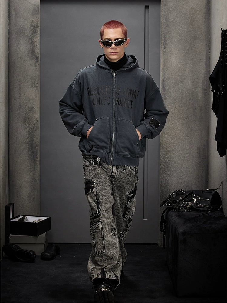 Double Zip Up Hoodie  OR0185