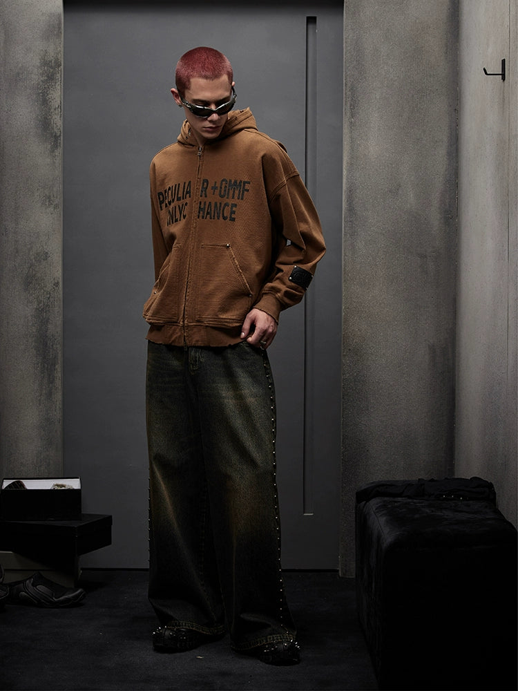 Double Zip Up Hoodie  OR0185