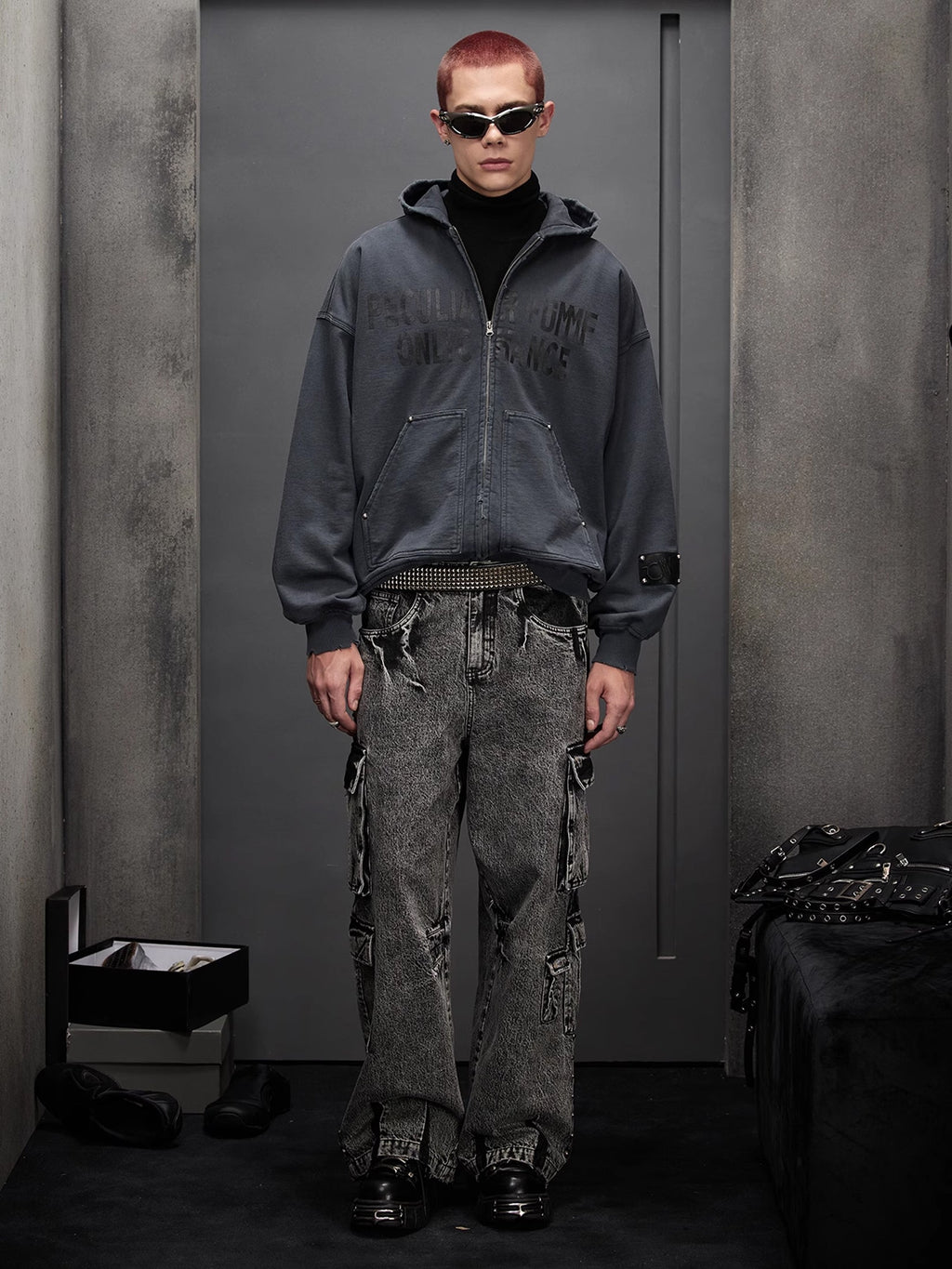 Double Zip Up Hoodie  OR0185