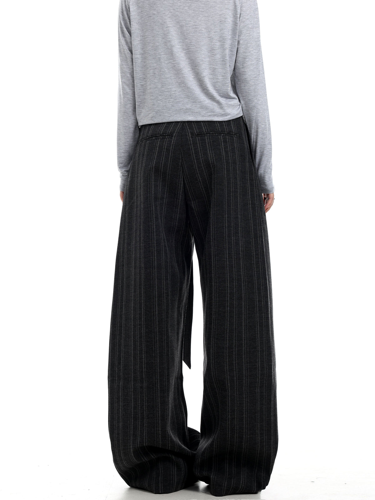 Pinstripe Wide Leg Pants  OR0189