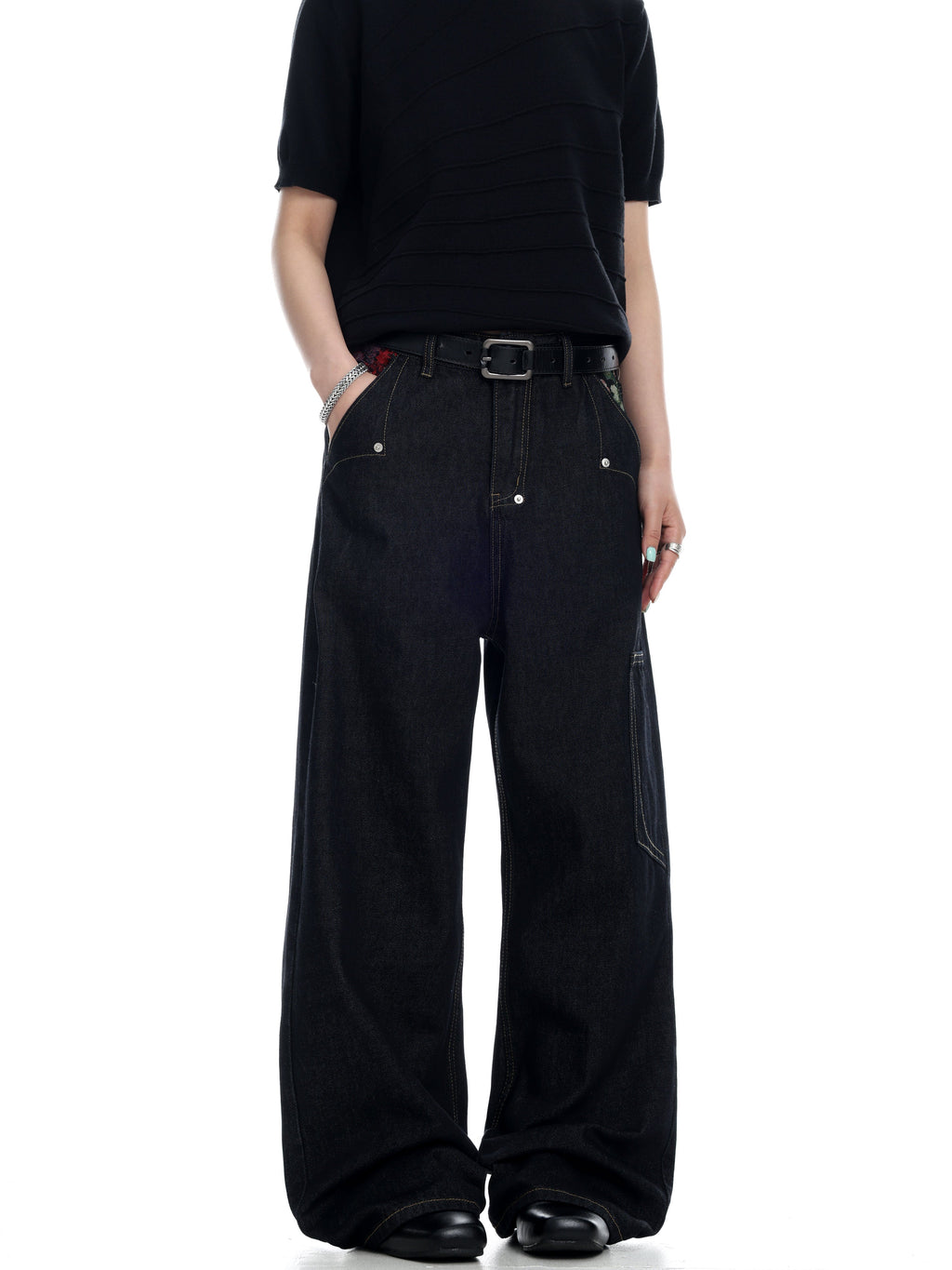 Floral Selvedge Denim  OR0194