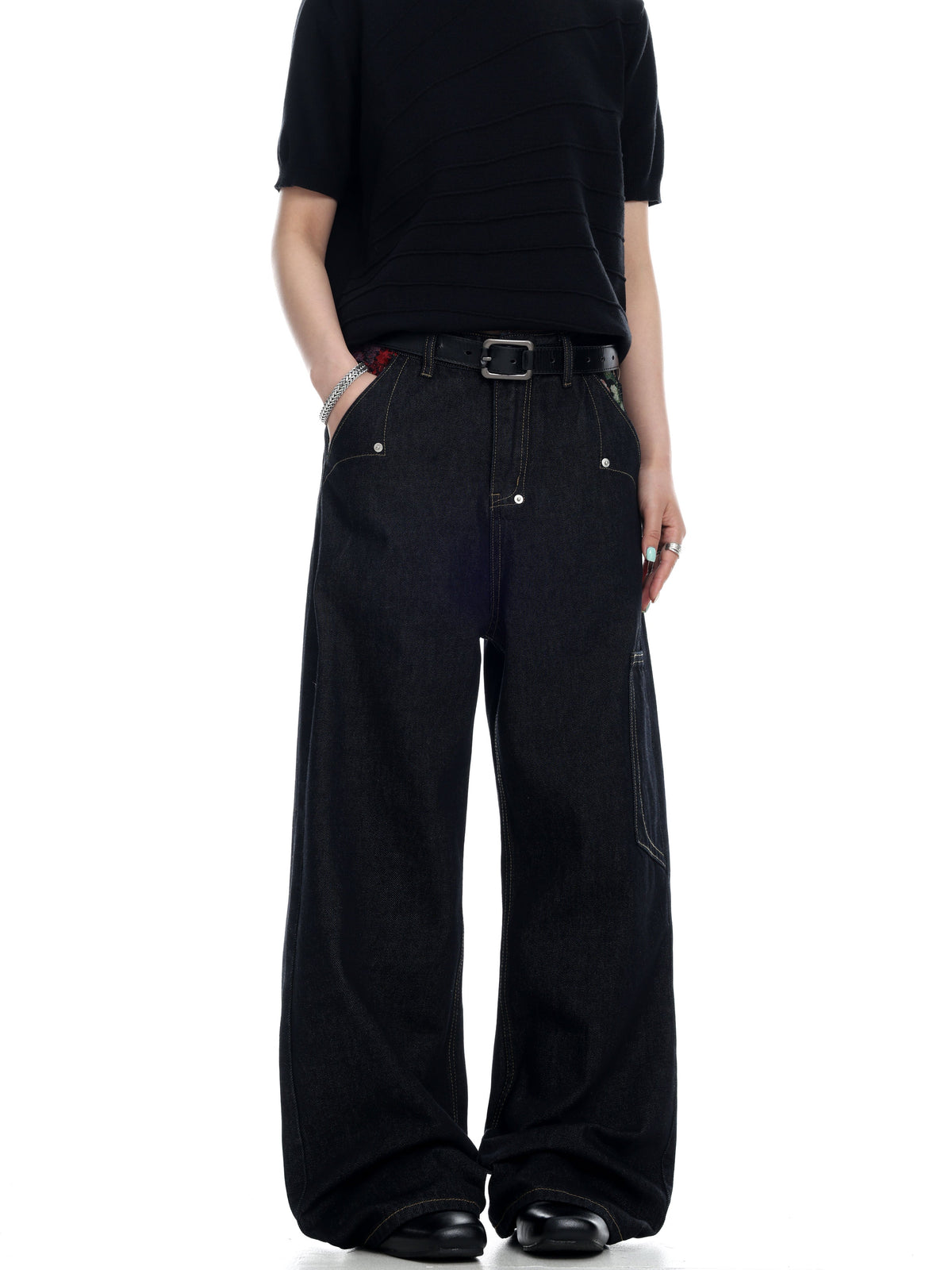 Floral Selvedge Denim  OR0194