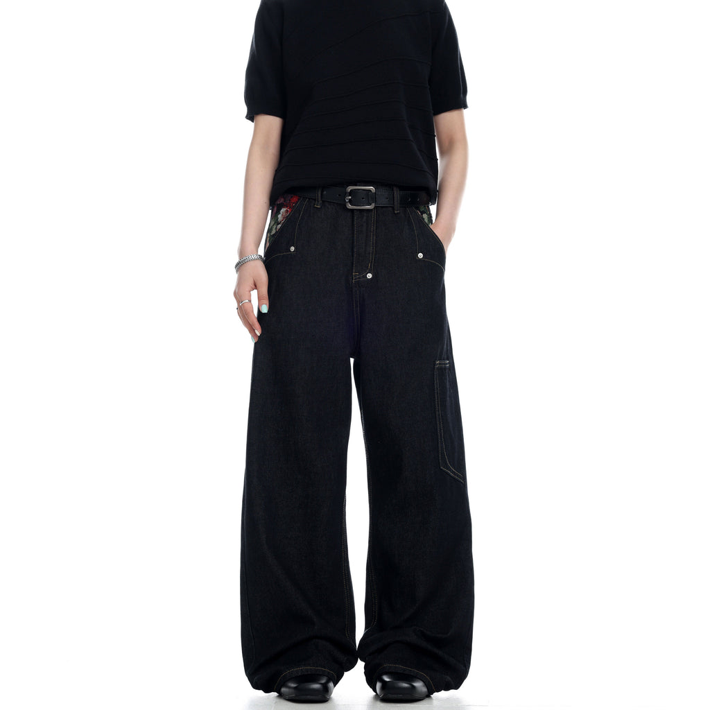Floral Selvedge Denim  OR0194