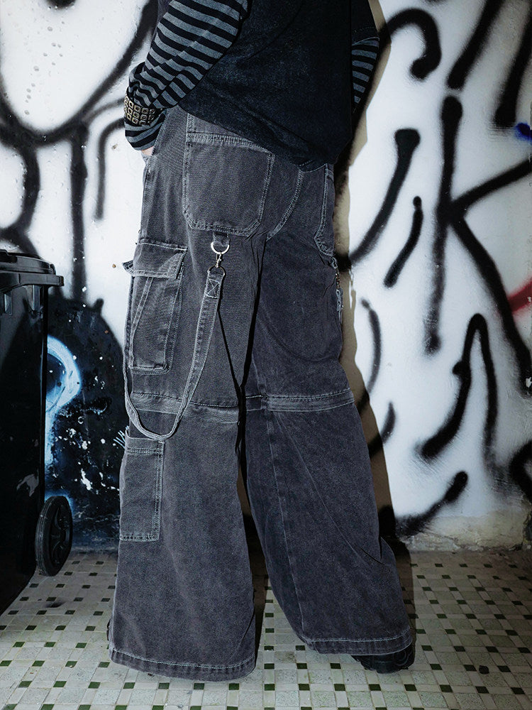 Strap Washed Jeans  OR0198