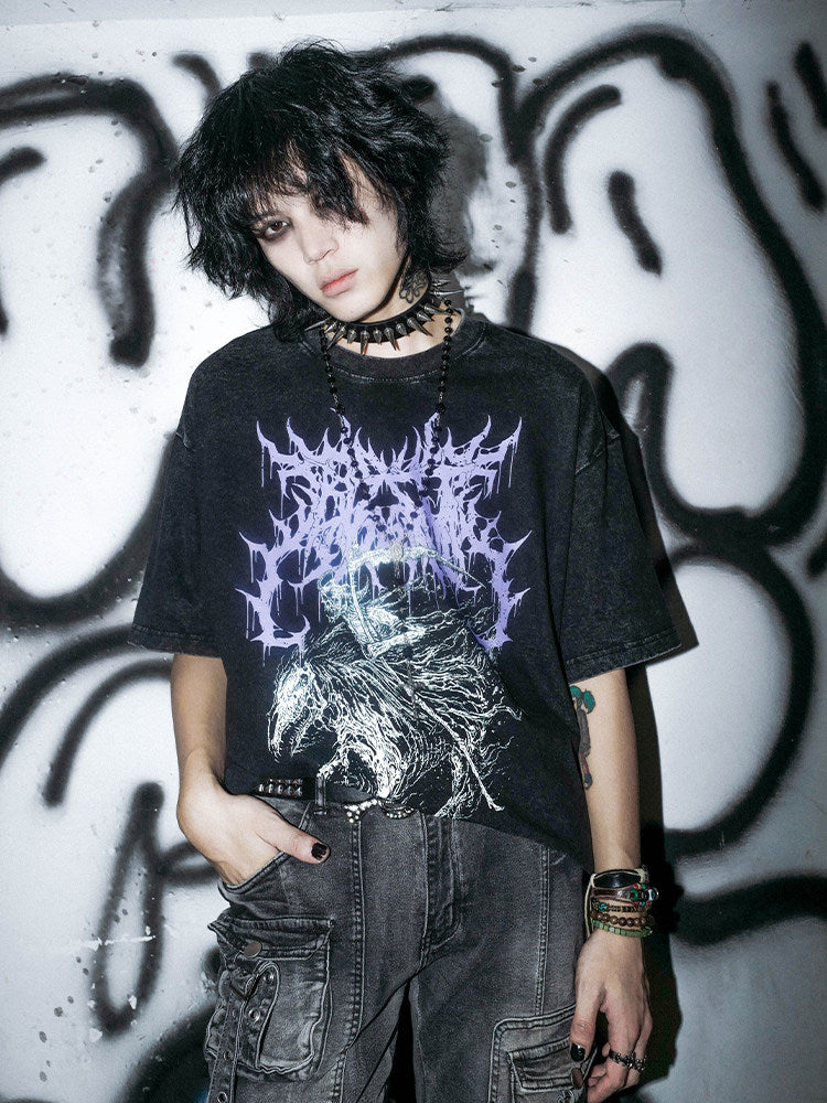 Washed Gothic Tee  OR0200