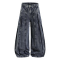 Patchwork Curved-Leg Jeans  OR0201