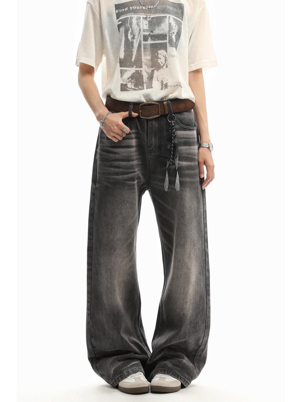 Ripple Wash Relaxed Jeans  OR0203