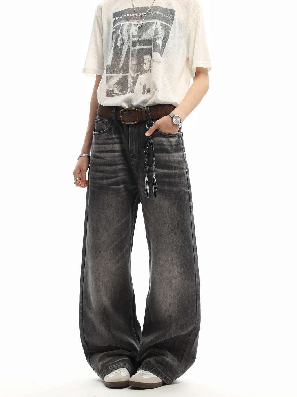 Ripple Wash Relaxed Jeans  OR0203