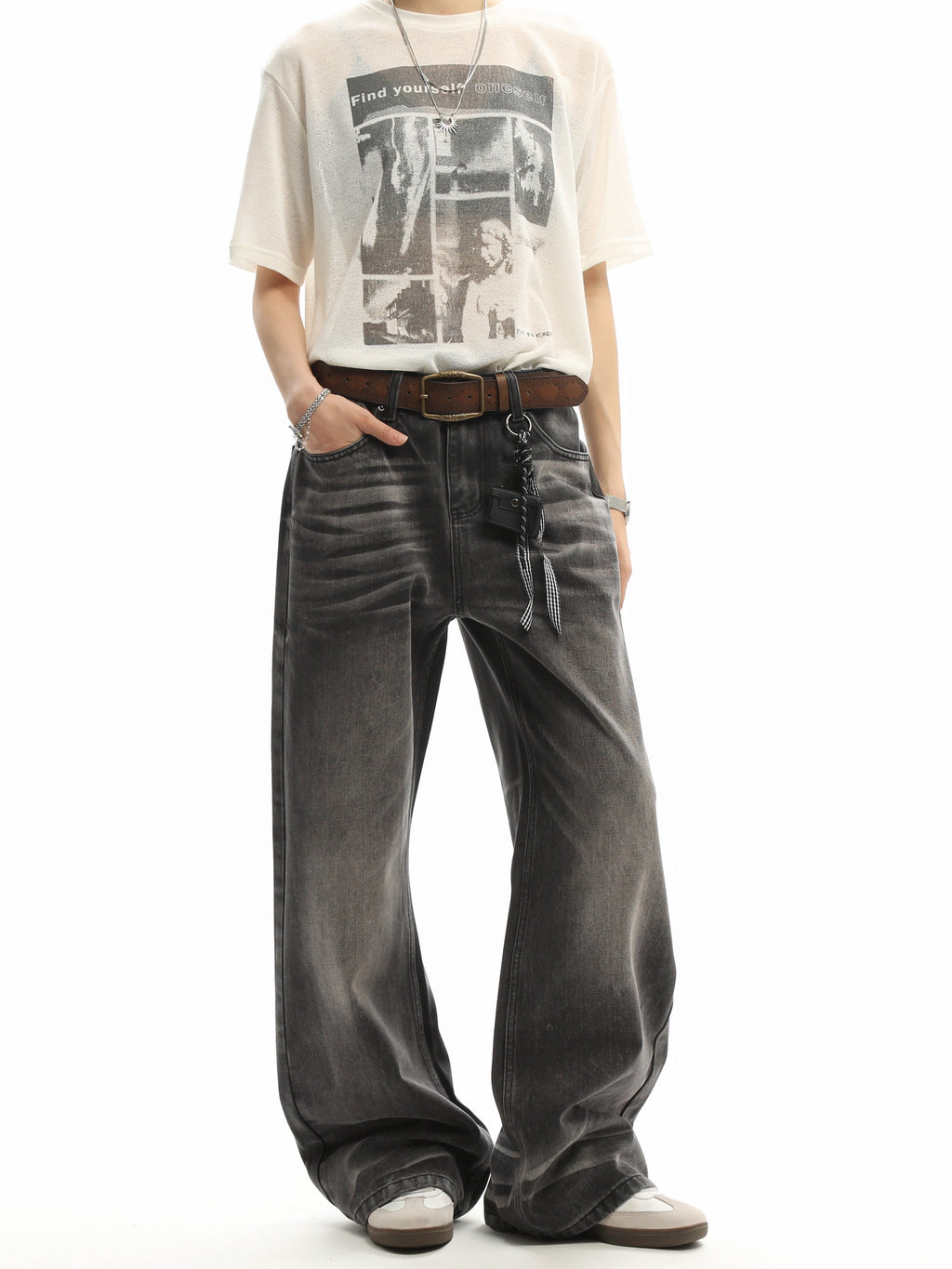 Ripple Wash Relaxed Jeans  OR0203
