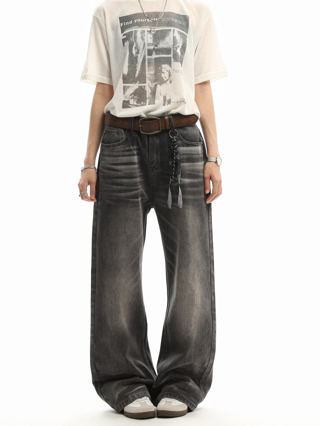 Ripple Wash Relaxed Jeans  OR0203