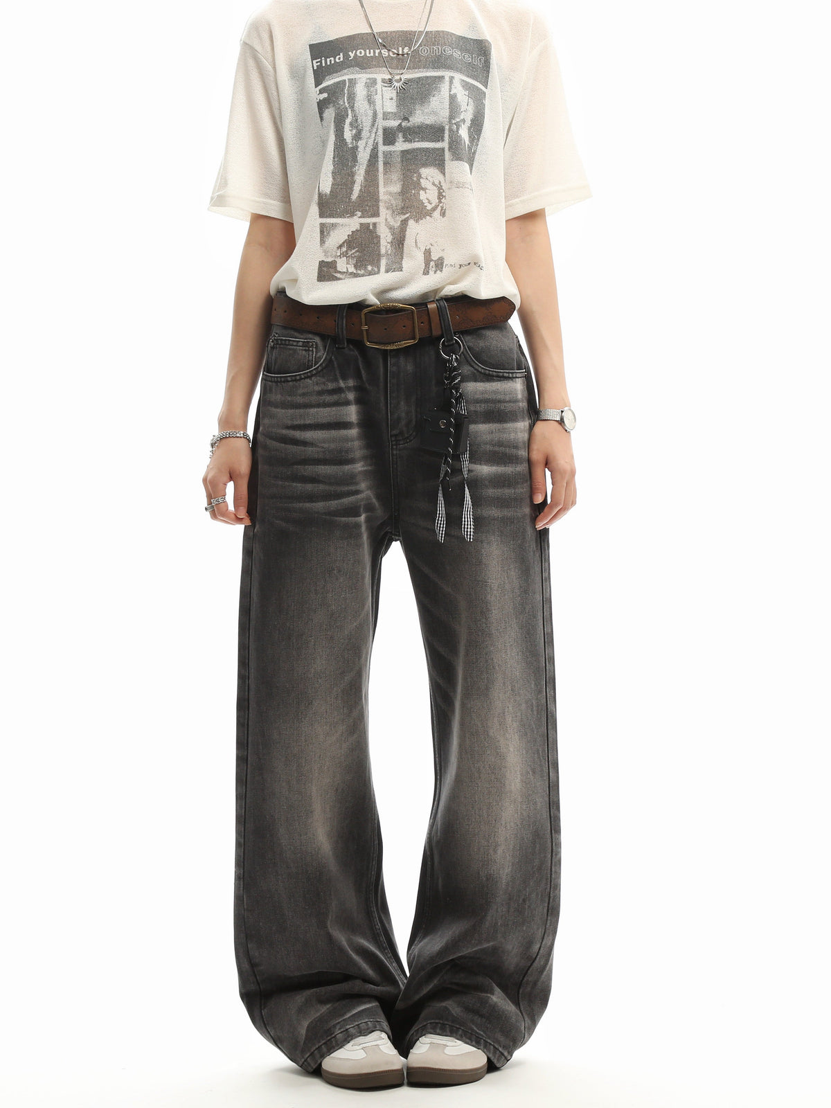 Ripple Wash Relaxed Jeans  OR0203