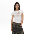 Vintage Slim Fit Baby Tee  OR0207