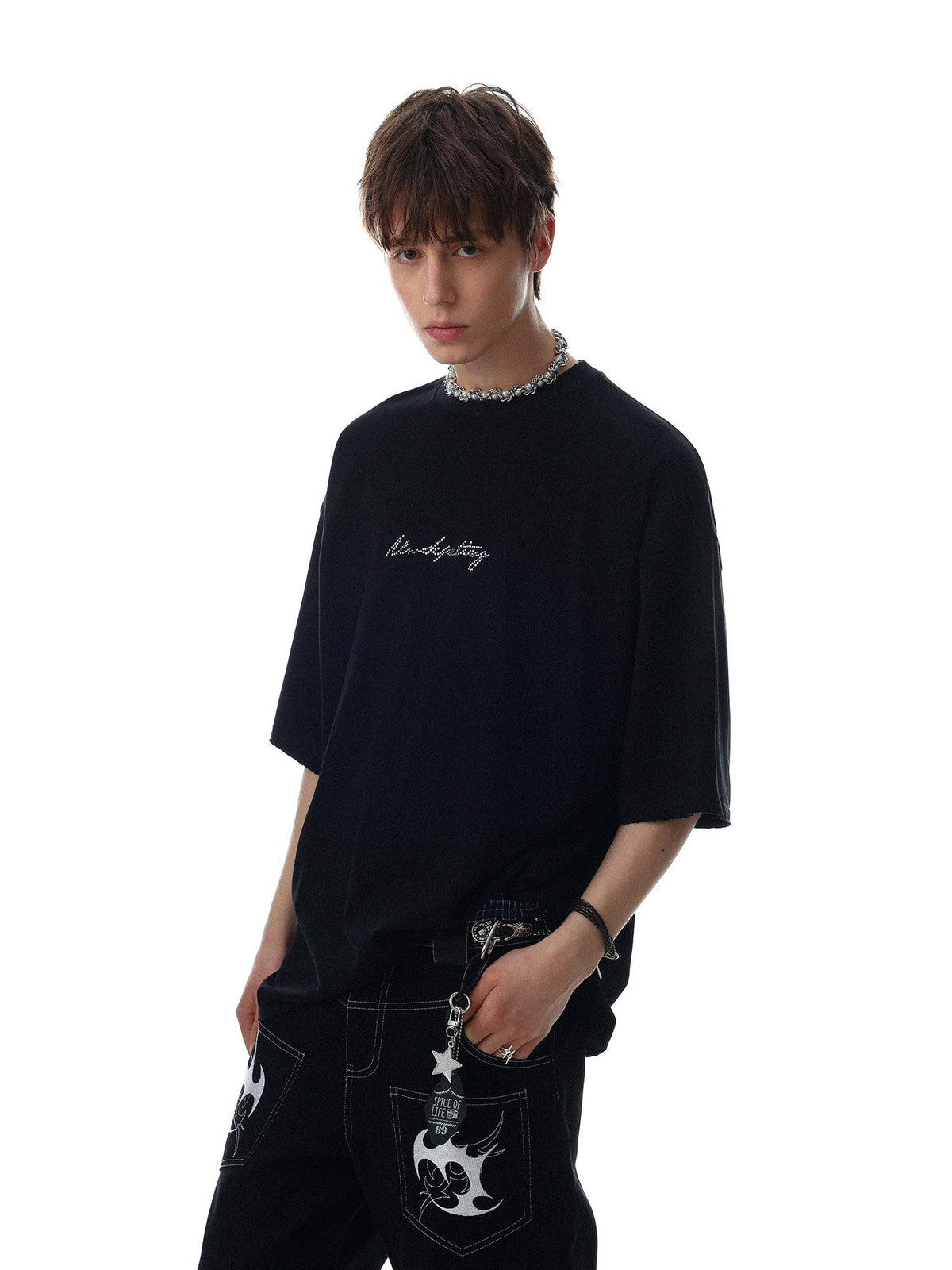 Vintage Rhinestone Heavyweight Tee  OR0208