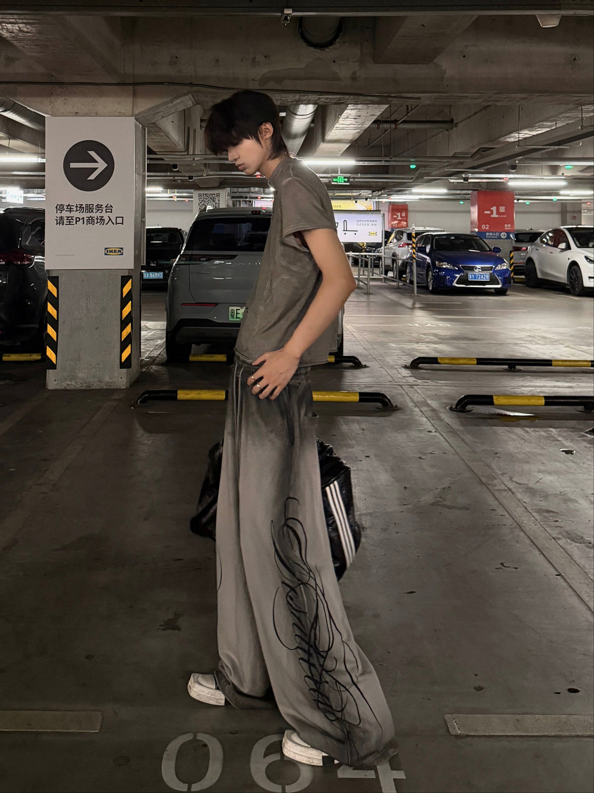 Vintage Washed Baggy Sweatpants  OR0216