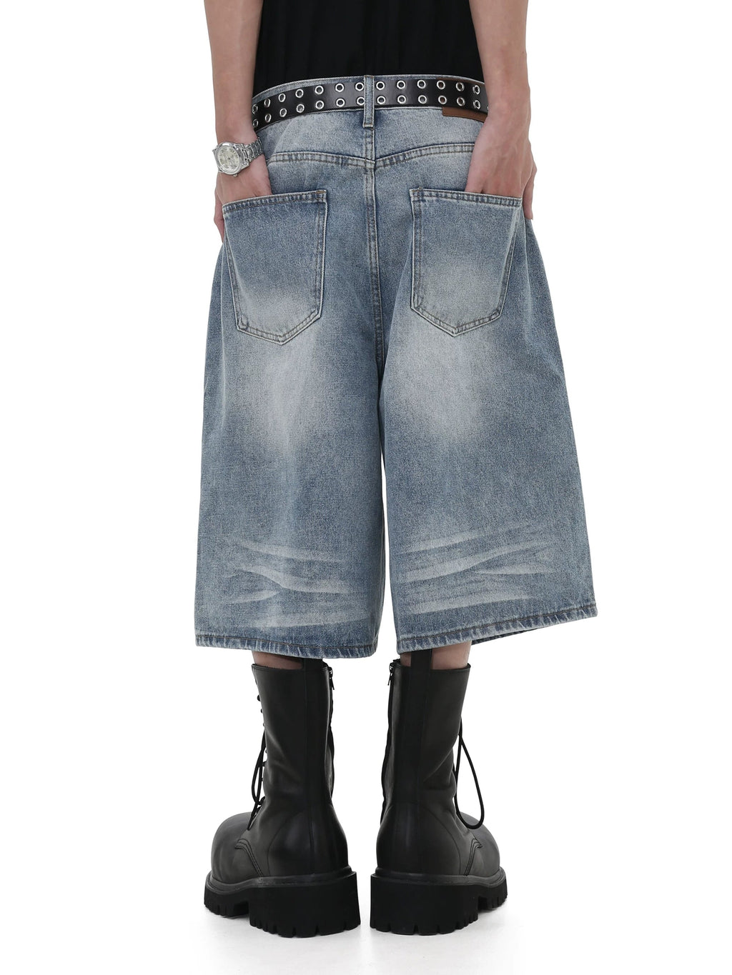 Mid-Length Denim Pants  OR0222