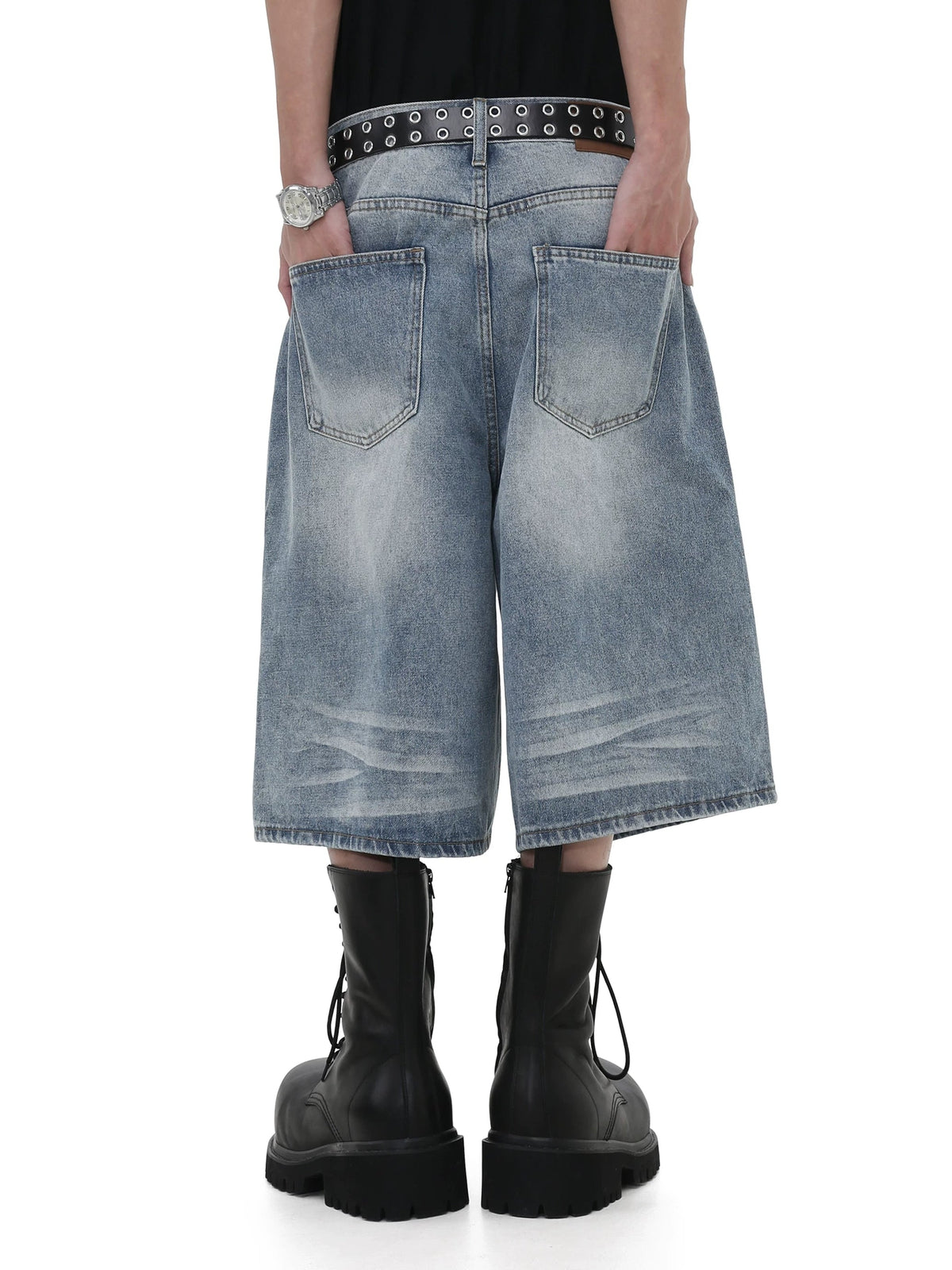 Mid-Length Denim Pants  OR0222