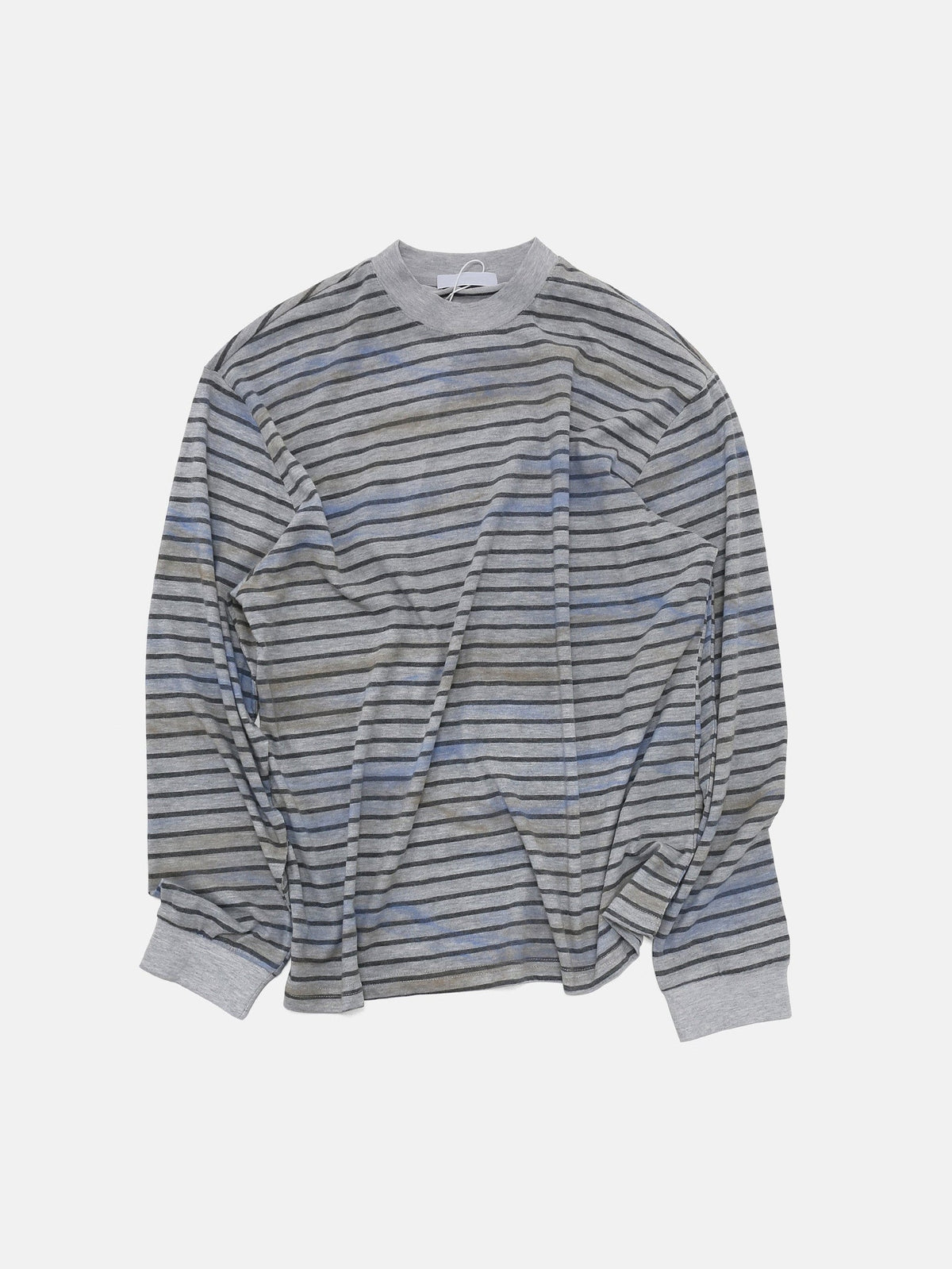 Vintage Distressed Striped Long Sleeve Tee  OR0226