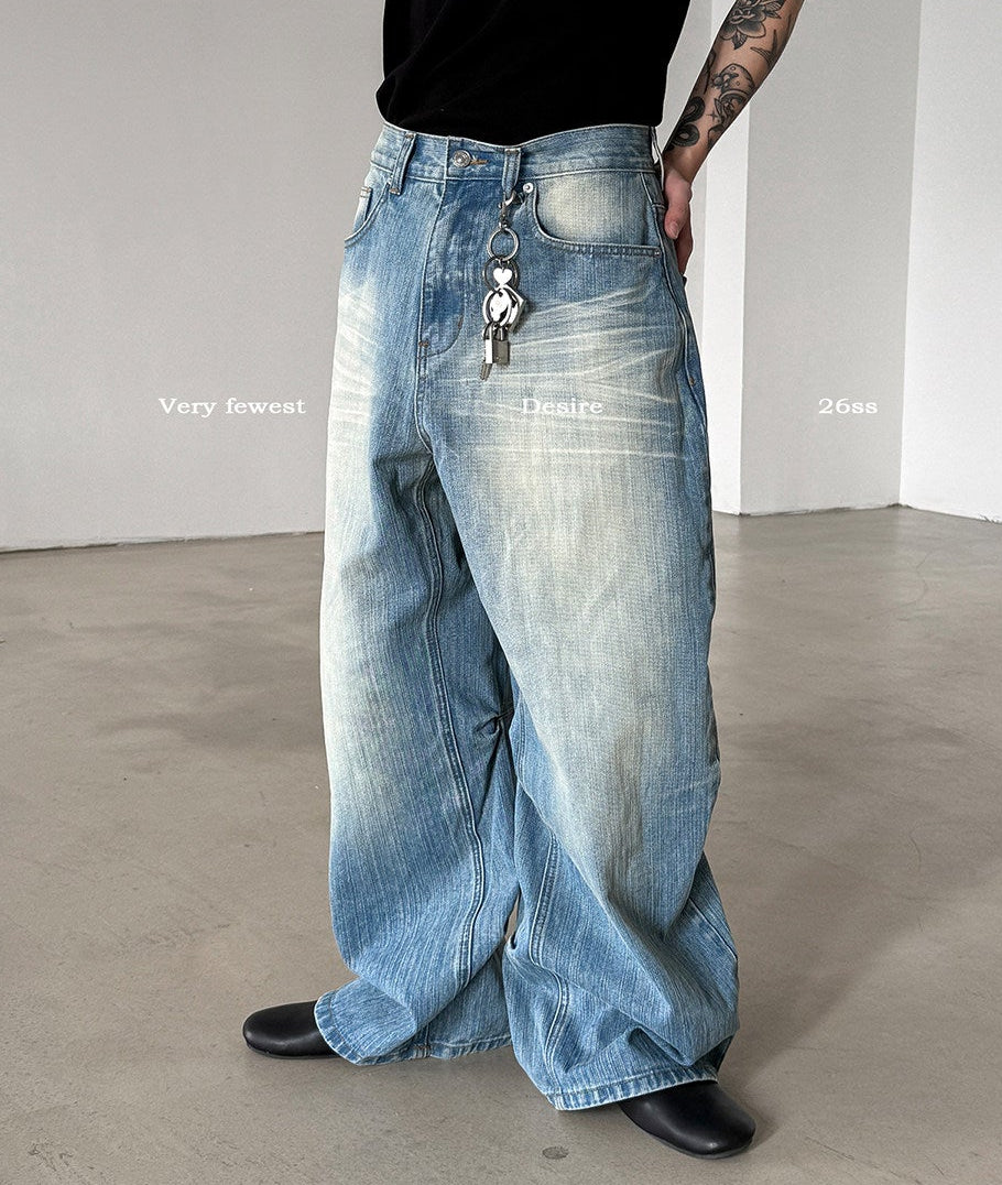 Panel Washed Jeans  OR0229