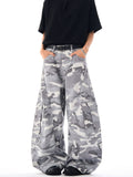 Gray Camouflage Cargo Pants  OR0232