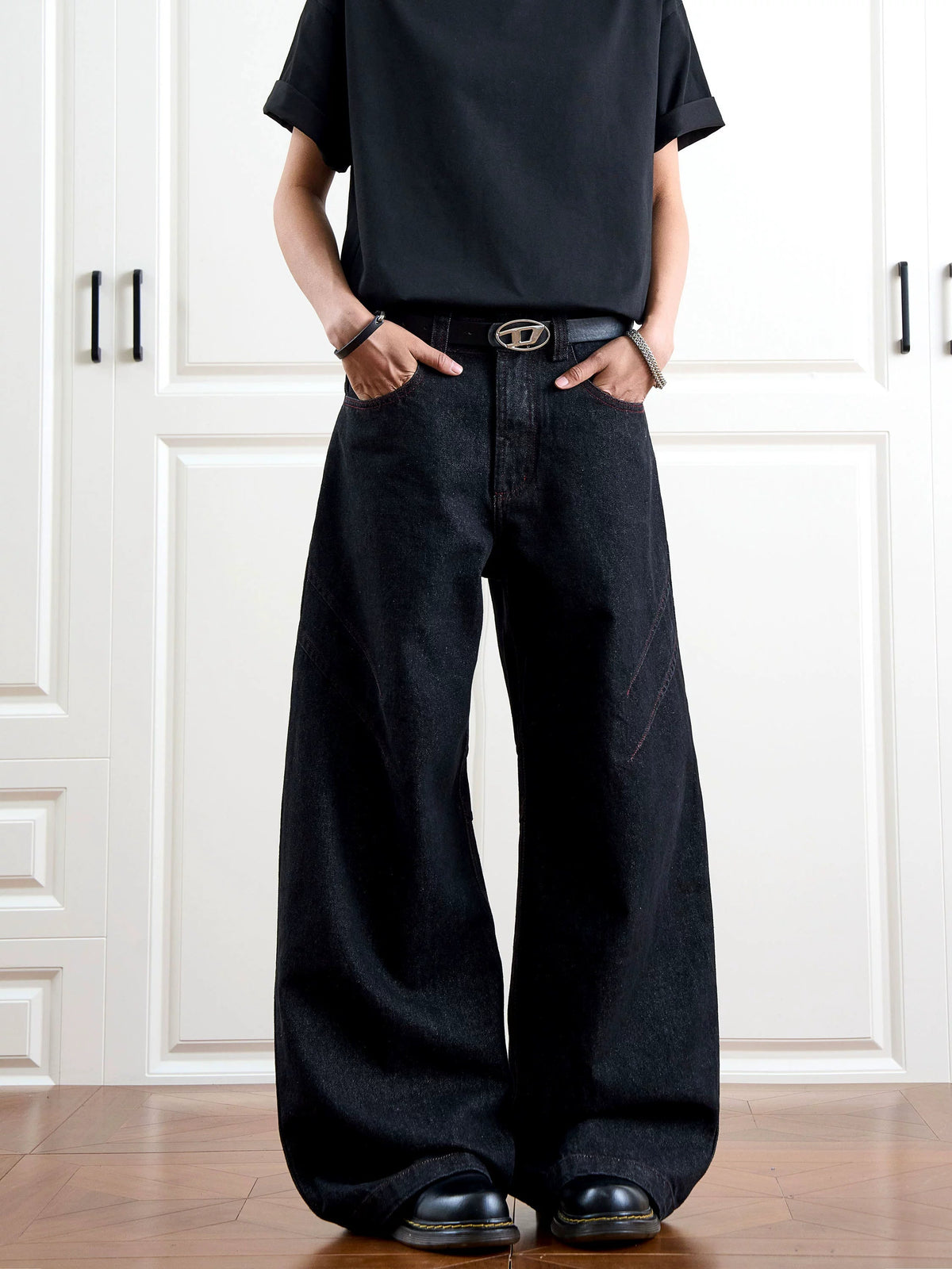 Blade Cow A-line Denim Pants  OR0234
