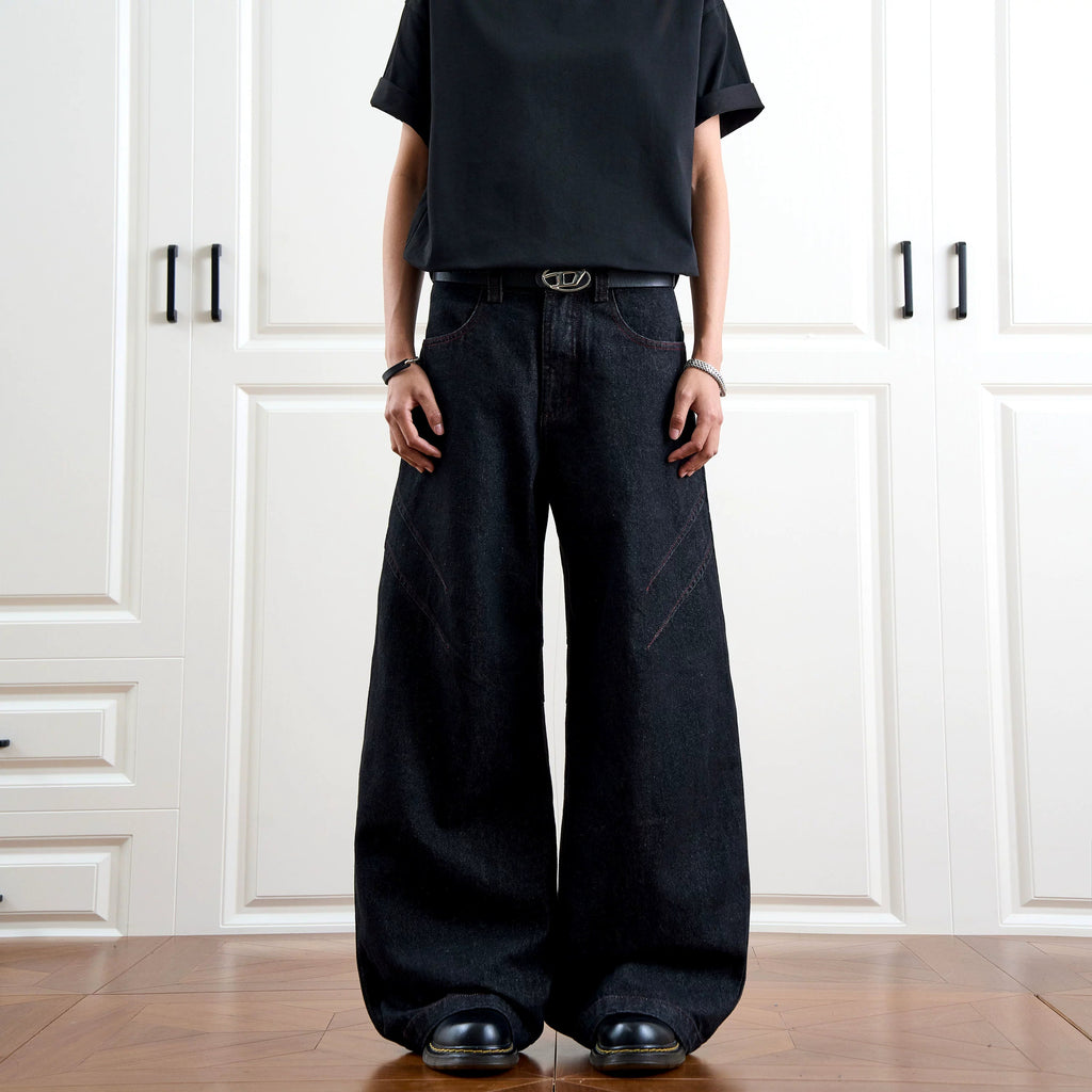 Blade Cow A-line Denim Pants  OR0234