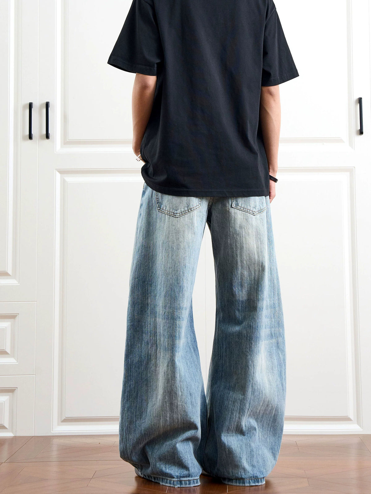 Old Washed Bamboo Ripped Jeans  OR0235