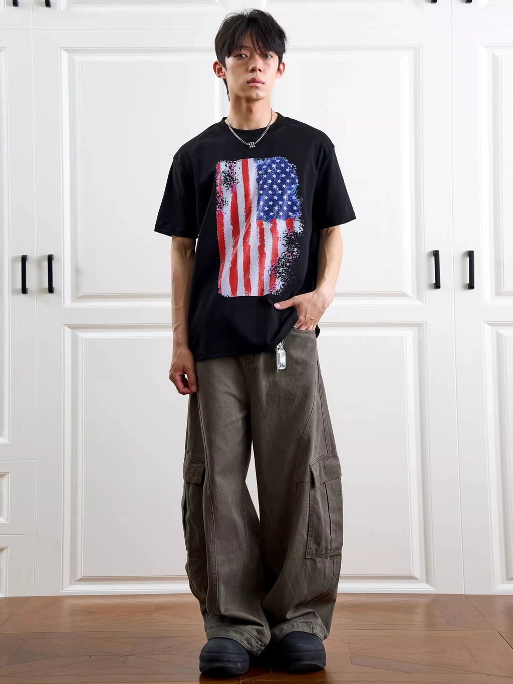 American Retro Big Pocket Pants  OR0241