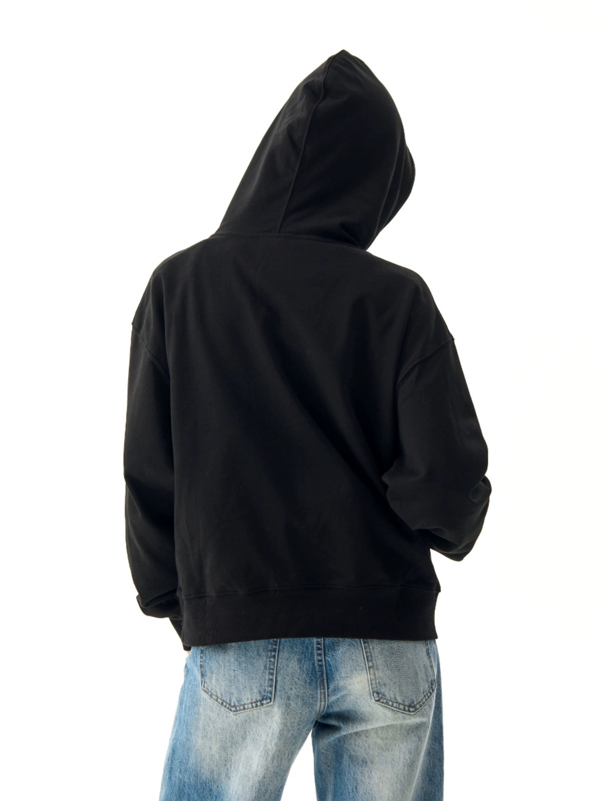 Retro Ceanfit Black Hoodie  OR0243