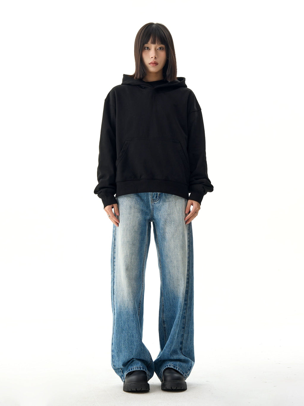Retro Ceanfit Black Hoodie  OR0243
