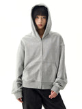 Heavy Short Wide Boxy Hoodie  OR0244