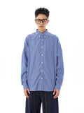 Retro Classic Blue Striped Shirt  OR0248