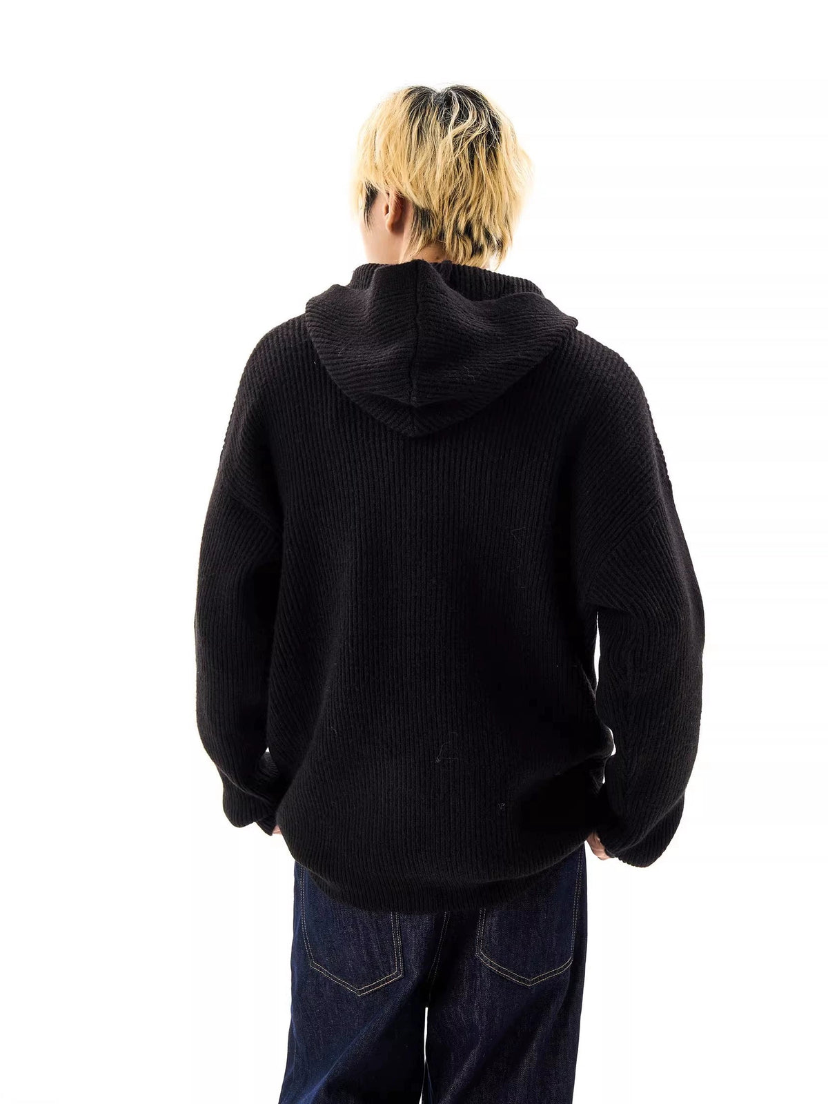 American Zipper Hooded Sweater  OR0250