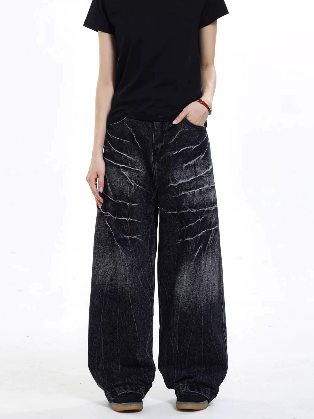 Retro Washed Old Lightning Jeans  OR0251