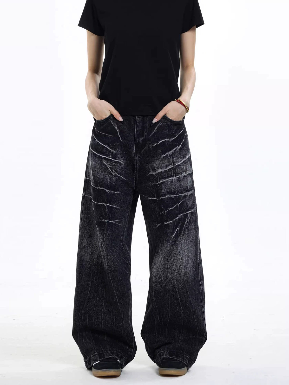 Retro Washed Old Lightning Jeans  OR0251