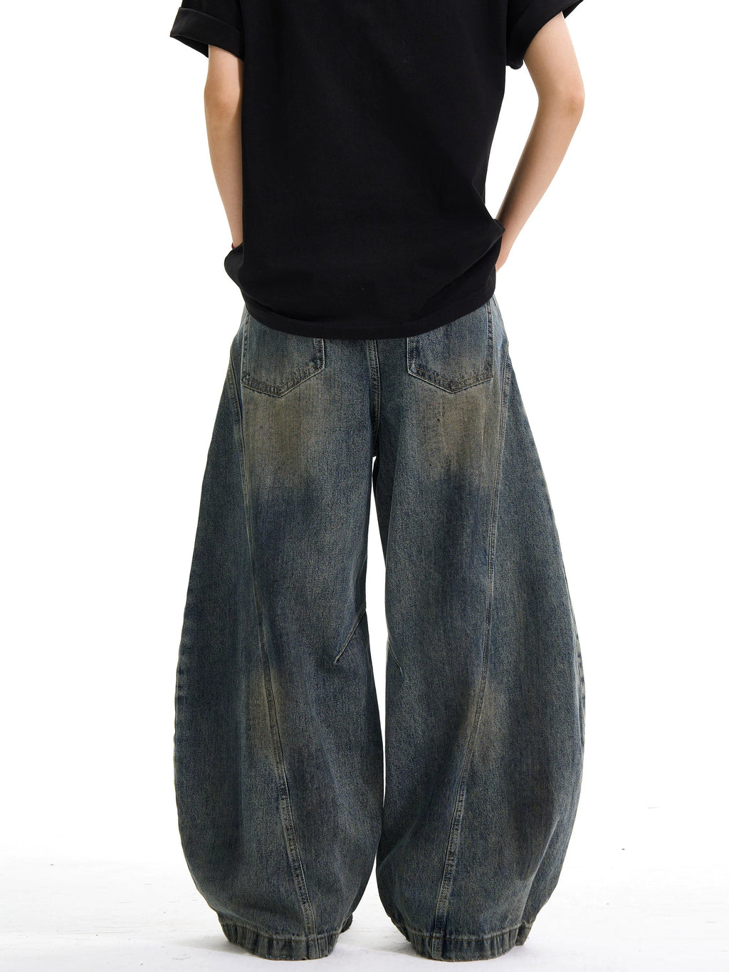 Dirty Washed Scimitar Jeans  OR0254