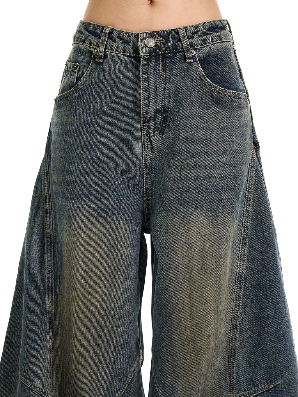 Dirty Washed Scimitar Jeans  OR0254