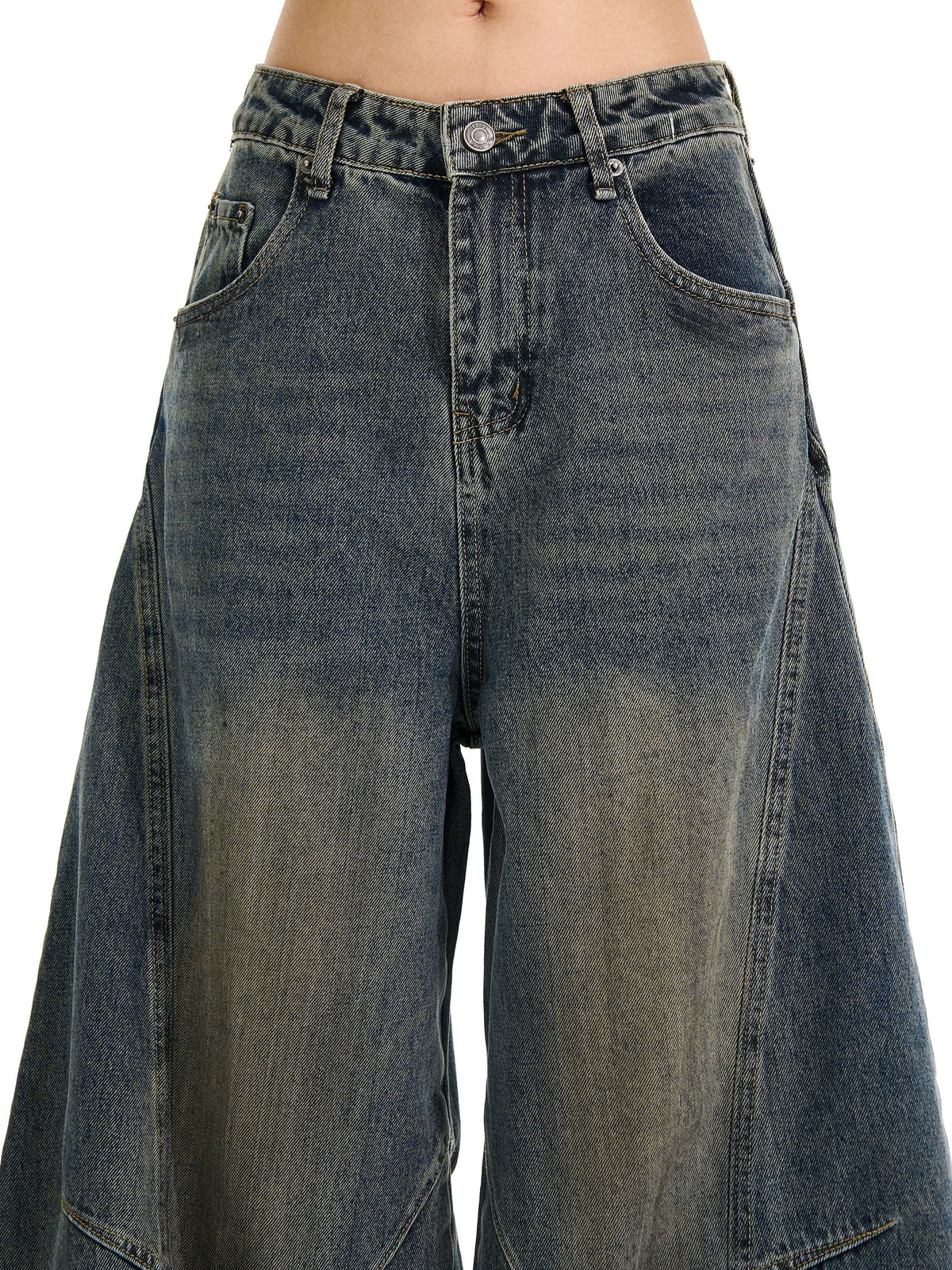 Dirty Washed Scimitar Jeans  OR0254