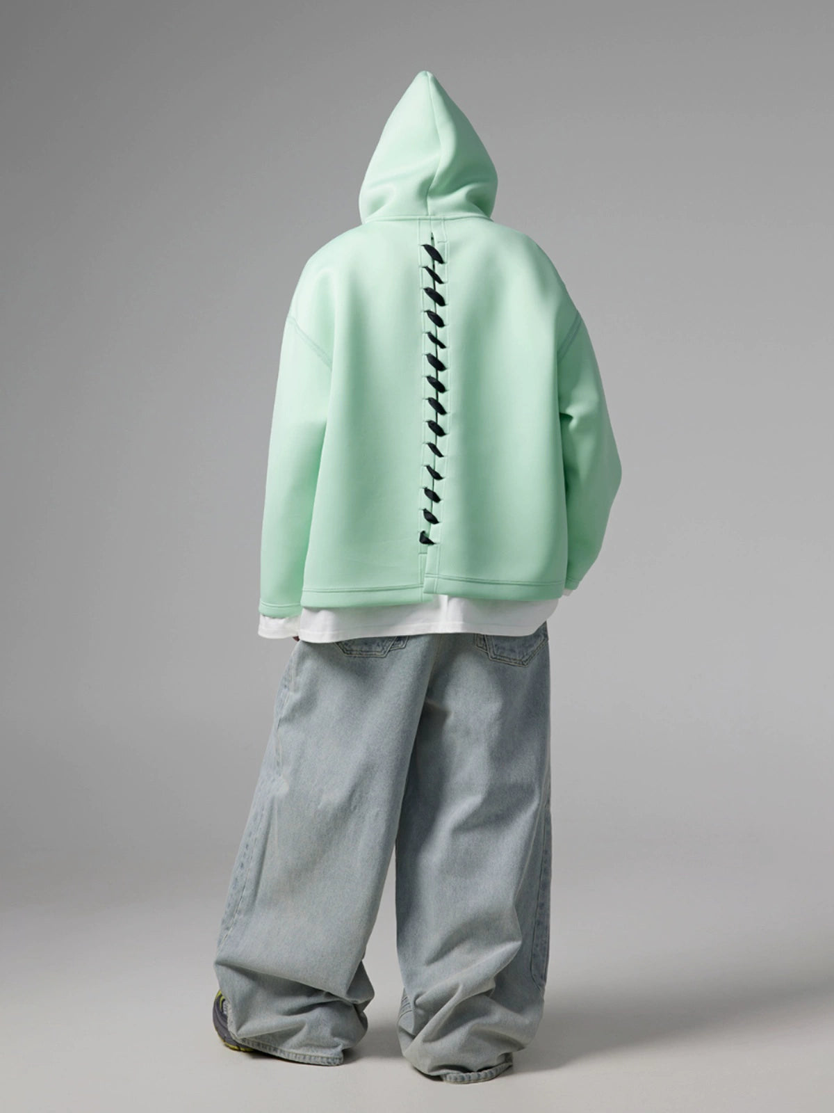 Loose Bone Splicing Hoodie  OR0272
