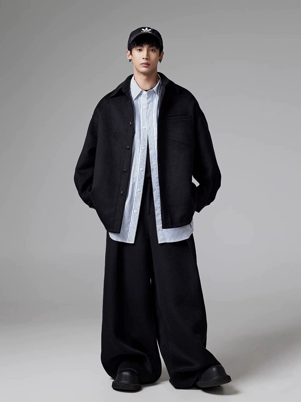 Double Pleated Scimitar Wide Pants  OR0274