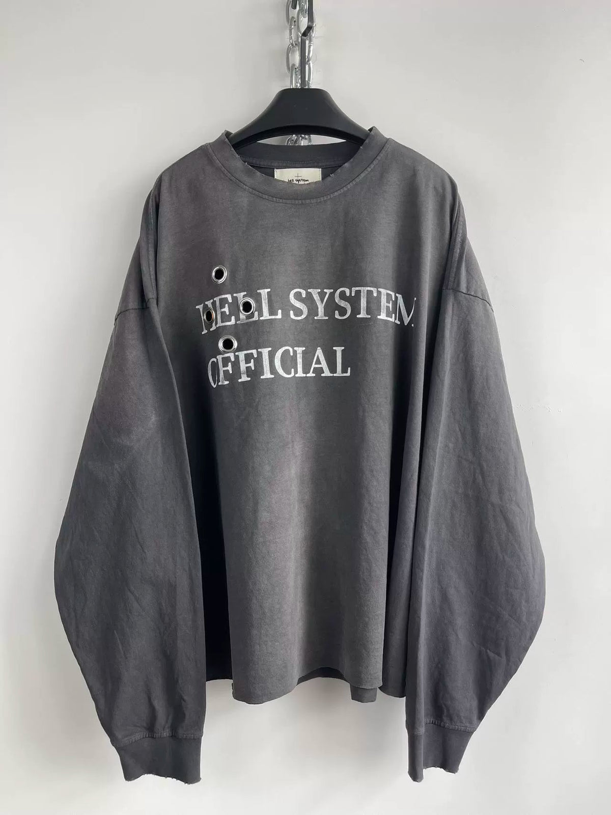 Metal Snap Logo Sweatshirt  OR0278